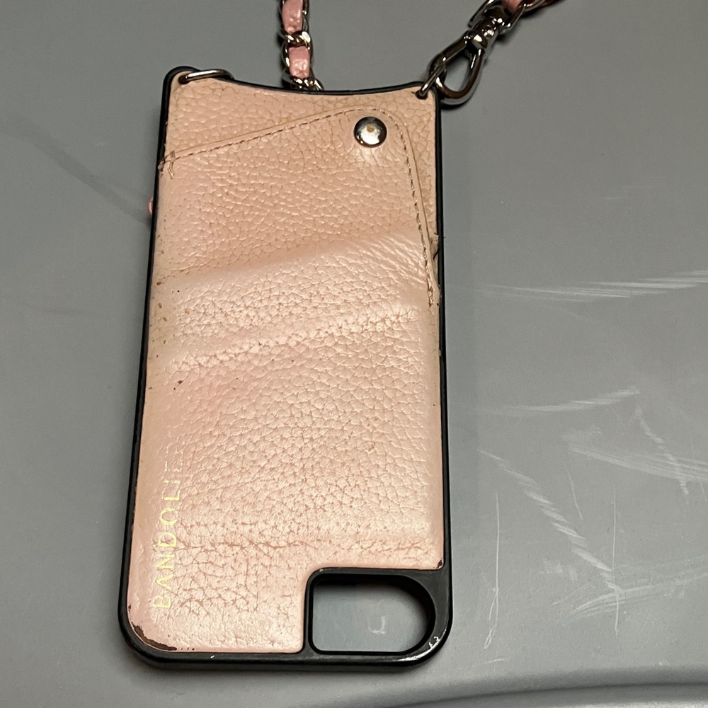 Bandolier Black Phone Case with Pink Chain - Picture 7 of 8